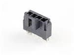 172287-1204 Headers & Wire Housings ULTRAFIT 3.5MM 4CKT HDR VT SGL F BLK15AU by Molex