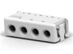 2106003-4 Lighting Connectors 4 Position 18 AWG SMT IDC Closed End by Tyco