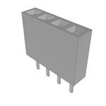 BCS-104-F-S-TE Headers & Wire Housings Pass-Through Socket Strip by Samtec Inc
