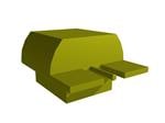 SMP-PL-P-HG-ST-EM RF Connectors / Coaxial Connectors 50 Ohm SMP Plug by Samtec Inc