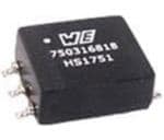 750313734 Power Transformers - Board Mount WE-PPTI SN6501 340 uH 5 V SMD/SMT 125C by WUERTH ELEKTRONIK