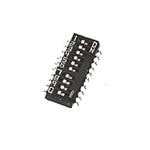 CHS-02TA DIP Switches / SIP Switches smd slide 2 pos., J hook, washable with seal tape, 1/2 pitch by NIDEC