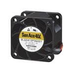 9LG0424P3G001 DC Fans Axial, 40x40x28mm, 24VDC, 7.15"H2O, Ribless, Long Life 180Khr, 4xWire, Tach/PWM by sanyo denki