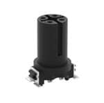 354702-E Circular Metric Connectors 5-PIN, A-CODING, SMT by TE