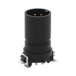 254317-E Circular Metric Connectors 8-PIN, A-CODING, SMT by TE