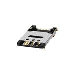 SIM8060-6-1-14-00-A Memory Card Connectors Nano SIM Card Connector, Hinged Type, SMT, 6Pin, with normally open card detection switch, 1.43mm Profile by GCT