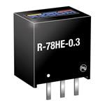R-78HE5.0-0.3 DC/DC Converters - Through Hole 0.3A DC/DC-Converter INNOLINE' SIP3 reg by Recom Power