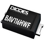 BAV116HWF-7 Small Signal Switching Diodes 85Vr Low Leakage 5nA Ir 3us Switching by Diodes Incorporated