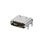 USB4105-GF-A USB Connectors USB Type C,2.0, Rec,SMT, 0.95mmTH Shell Stakes,G/F,RA,Top Mnt,T&R by GCT