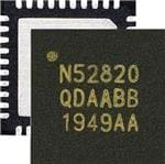 NRF52820-QDAA-D-R7 RF System on a Chip - SoC Bluetooth 2.4GHz transceiver 256KB Flash by Nordic Semiconductor ASA