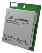 453-00059R Multiprotocol Modules BL653 module (Nordic nRF52833)  Integrated antenna (Tape/Reel) by Laird Technologies, Inc.
