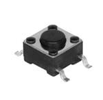 TS04-66-70-BK-160-SMT-TR Tactile Switches 6 x 6 mm 7 mm Actuator Height 160 gf Black Surface Mount TR SPST Tactile by Same Sky