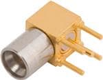 SF1212-6000 RF Connectors / Coaxial Connectors SMP M PCB Thru-Hole Conn, R/A, FD by AMPHENOL