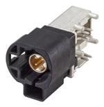 99S20D-40MA5-A RF Connectors / Coaxial Connectors Right Angle Plug PCB w/Housing T&R Black by Rosenberger of North America, LLC.