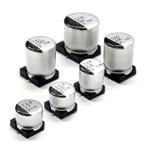 HHXA160ARA820MF61G Aluminum Organic Polymer Capacitors 82uF 16V 20% Hybrid Polymer by NCC